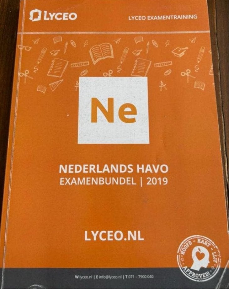 Lyceo Nederlands HAVO Examenbundel 2019, Boeken, Schoolboeken, Ophalen of Verzenden, Gelezen, HAVO, Nederlands
