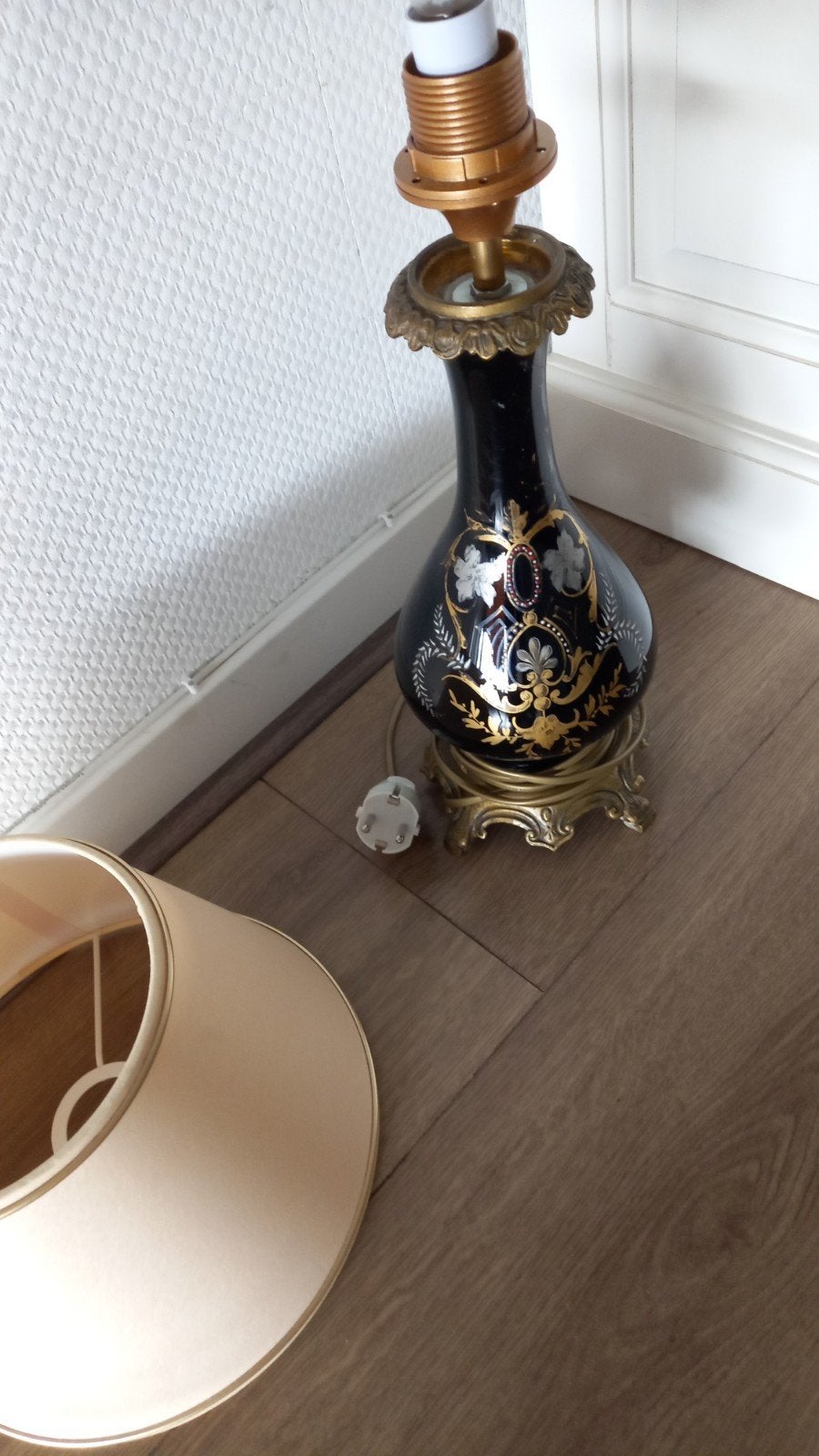 echte bronzen lamp geen koper, Ophalen of Verzenden