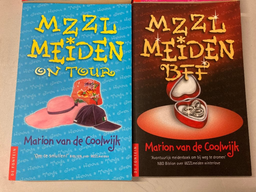 MZZL Mazzelmeiden Deel 1 ,  On tour en Gaan los, Ophalen of Verzenden, Zo goed als nieuw, Marion van de Coolwijk, Fictie