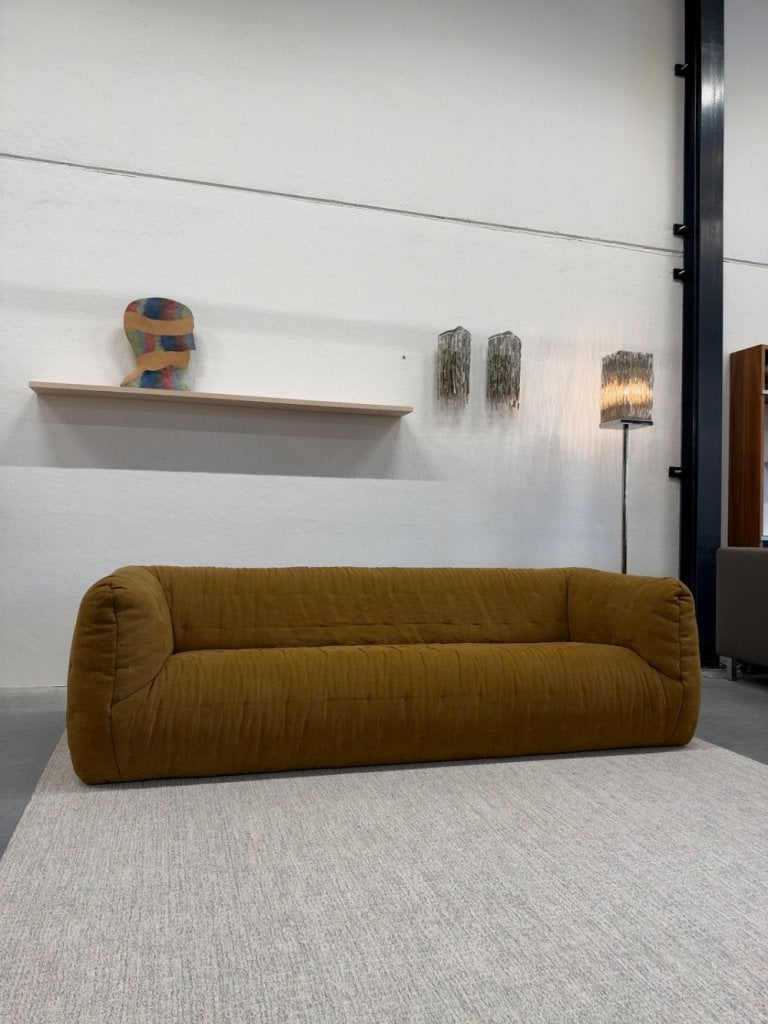 Als nieuw Label van den Berg Berry 3 zits Bank Geel 244, Huis en Inrichting, Montis Leolux Gelderland Artifort Pode Design on Stock