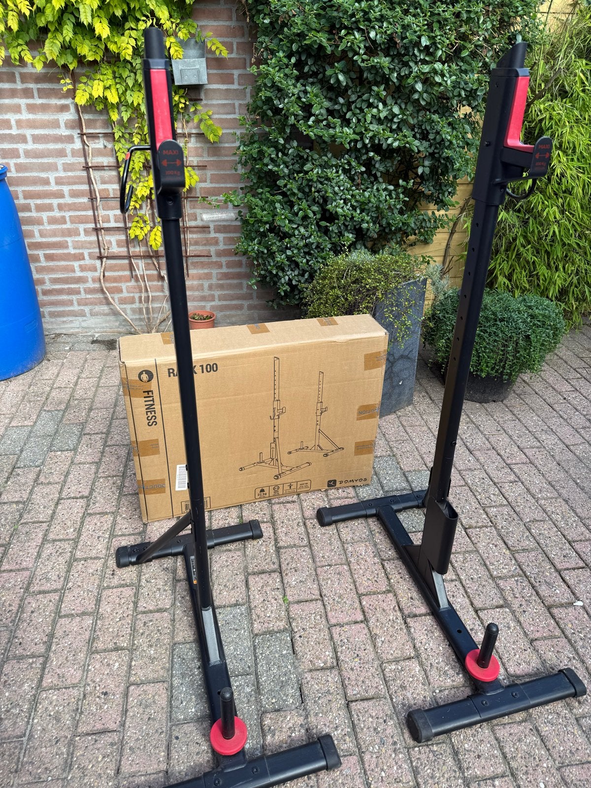 Rack 100 bankdrukken, Ophalen, Krachtstation, Borst, Zo goed als nieuw