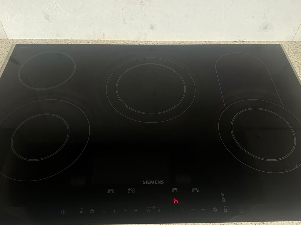 Siemens keramisch kookplaat 4 Kookzones, Witgoed en Apparatuur, Kookplaten, Ophalen, Gebruikt, Keramisch, 4 kookzones