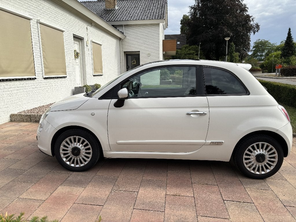 Fiat 500 1.4 SPORT 16V 73KW C 2008 Wit - incl winterbanden, Auto's, Voorwielaandrijving, 31 €/maand, 4 cilinders, Origineel Nederlands