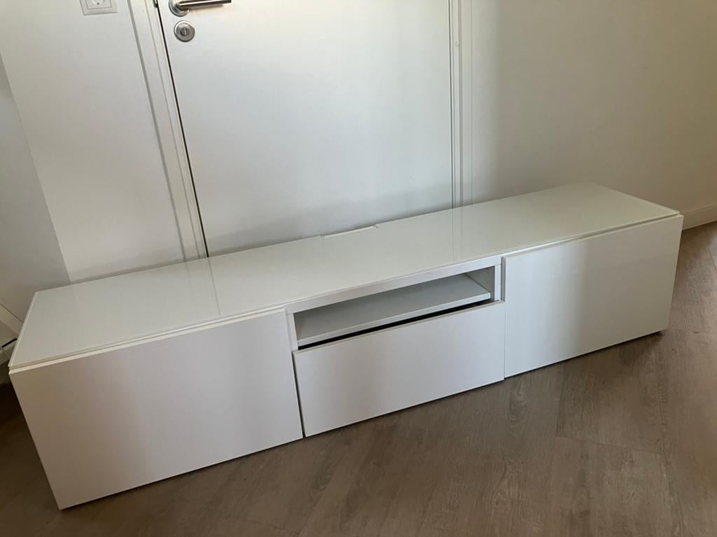 Tv kast, Ophalen, 150 tot 200 cm, Zo goed als nieuw, Minder dan 100 cm