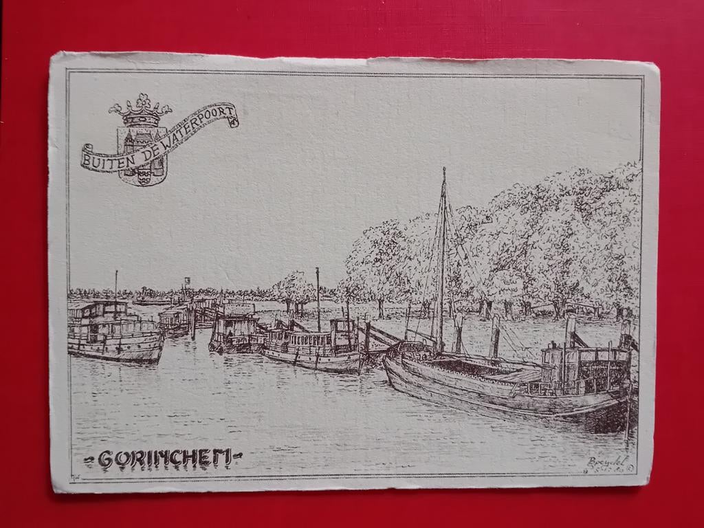 Ansichtkaart Gorinchem, Ophalen of Verzenden, Zuid-Holland