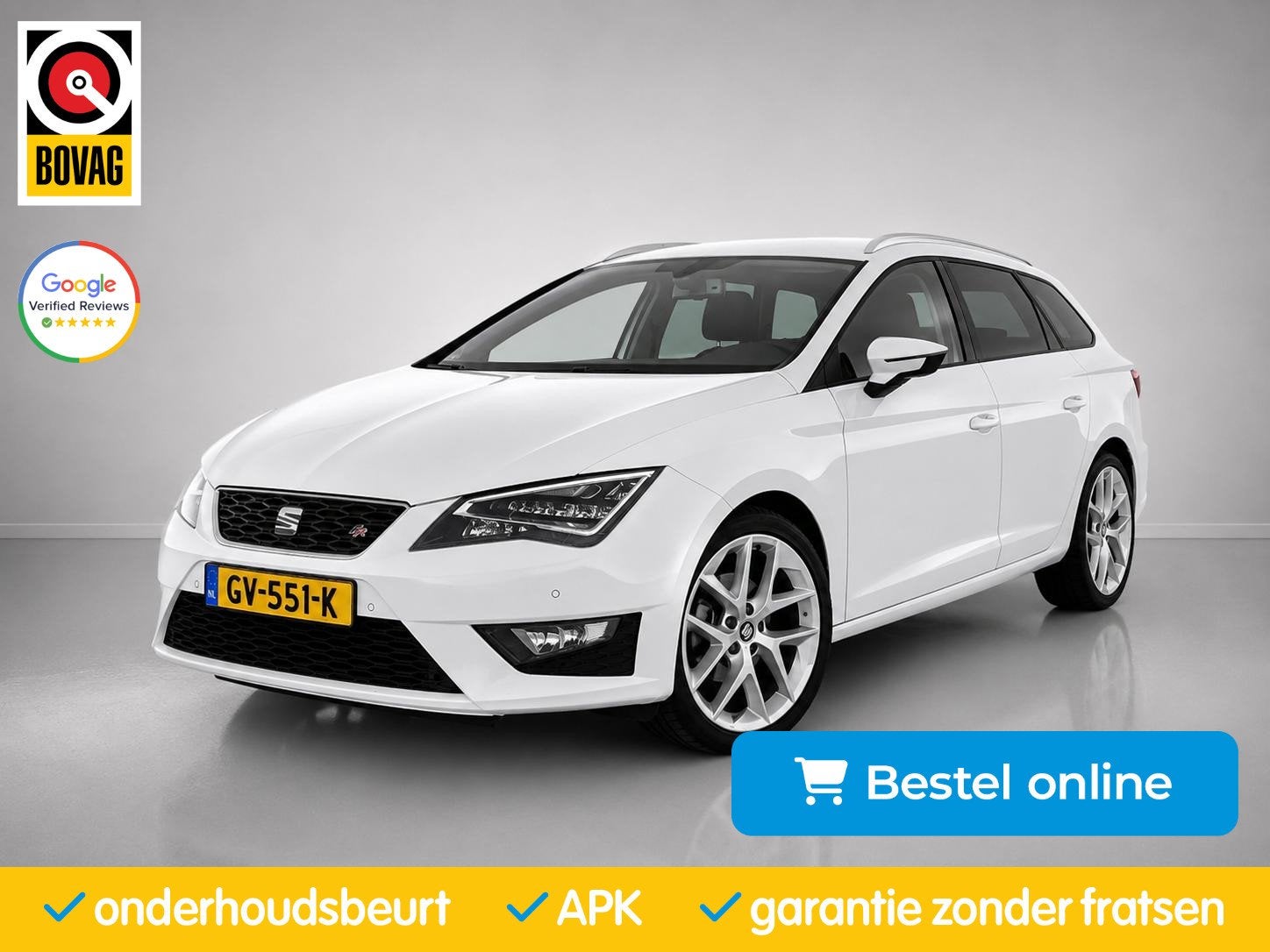 SEAT Leon ST 1.4 TSI ACT FR| CruiseControl|Navi|Bluetooth|Sp, Stof, Gebruikt, 4 cilinders, Leon
