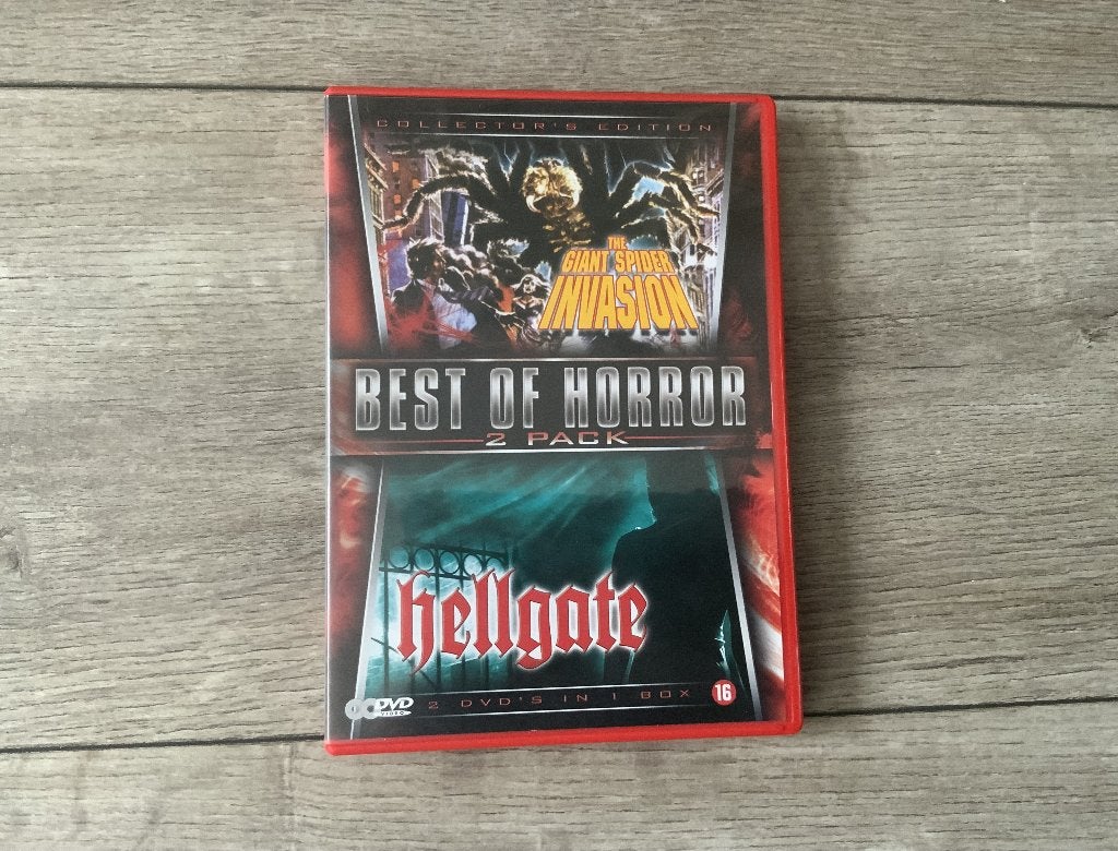 Horror DVD - Giant Spider Invasion & Hellgate, Vanaf 16 jaar, Ophalen of Verzenden, Zo goed als nieuw, Overige genres