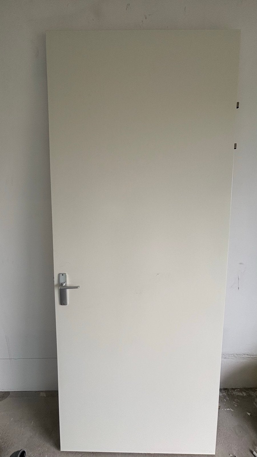 Witte binnendeur met klink - 93x231 cm, Ophalen, Gebruikt, 80 tot 100 cm, 215 cm of meer