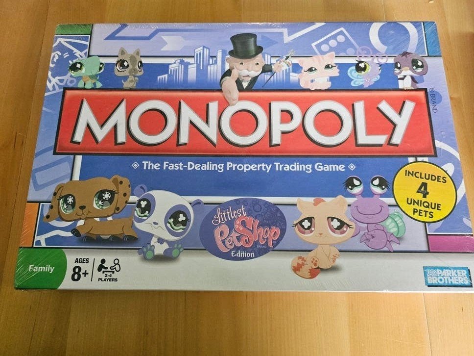 Monopoly Littlest Pet Shop Edition - Nieuw in verpakking, Een of twee spelers, Ophalen of Verzenden, Nieuw