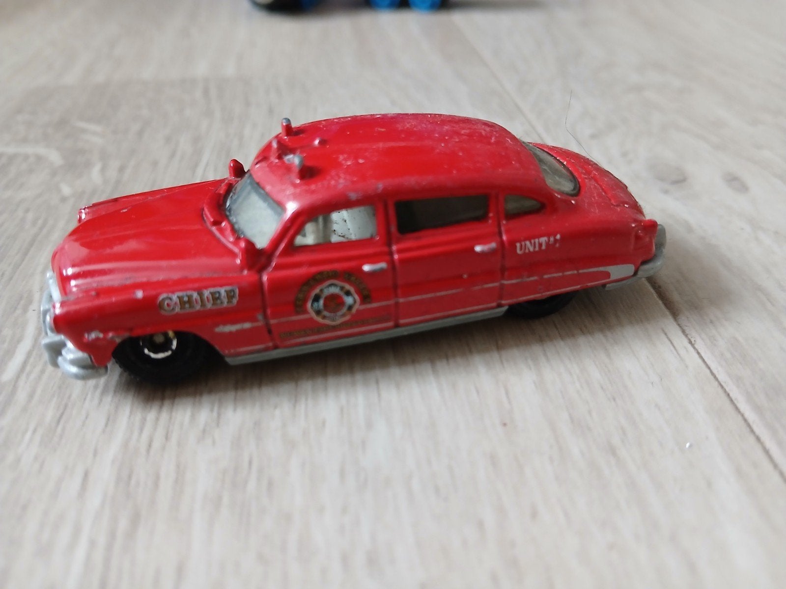 Matchbox Hudson Hornet Chief auto rood, Ophalen of Verzenden, Gebruikt