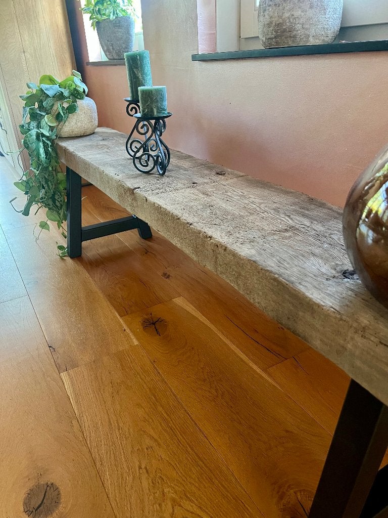 Kloosterhouten tv/ decoratie meubel, Huis en Inrichting, Kasten | Televisiemeubels, Ophalen, 25 tot 50 cm, Minder dan 100 cm