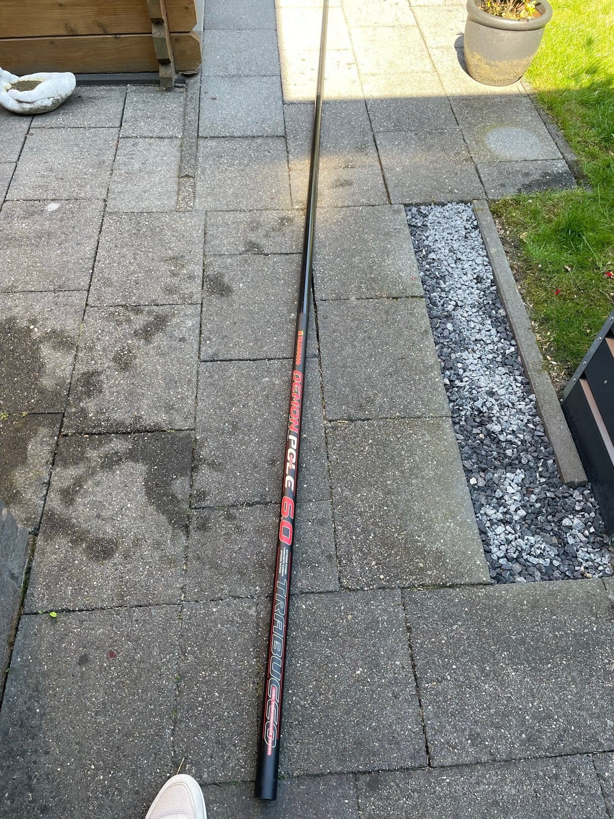 Trabucco Demon Pole 6.00meter Vaste Hengel - Extreme Power, Ophalen of Verzenden, Gebruikt, Vaste hengel