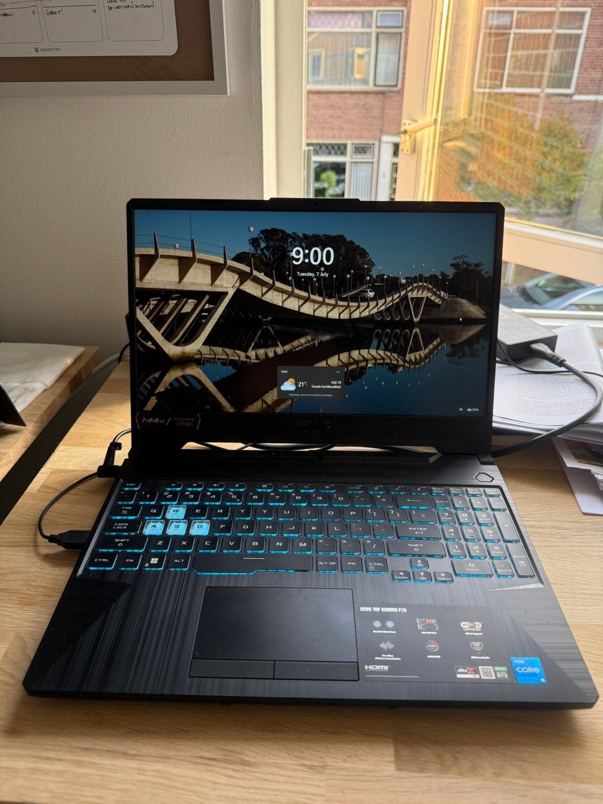ASUS TUF F15 Gaming Laptop | i5-11400H | RTX 3050 | 16GB RAM, Ophalen, Zo goed als nieuw, 15 inch, Gaming