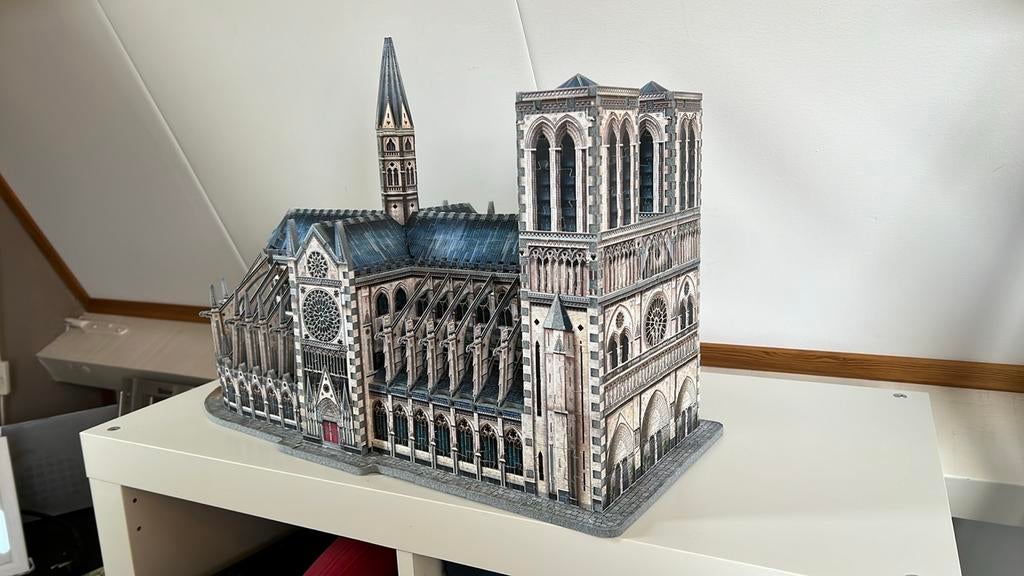 3D Puzzel Notre Dame - Compleet!, Ophalen, Zo goed als nieuw