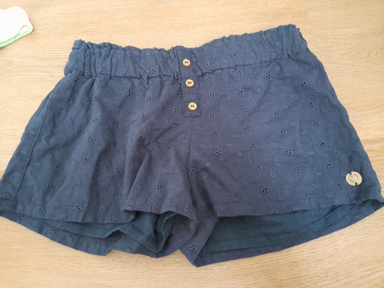 bijna gratis zgan Korte katoen meisjes broek 146/152blauw, Ophalen of Verzenden, Zo goed als nieuw, Meisje, Broek