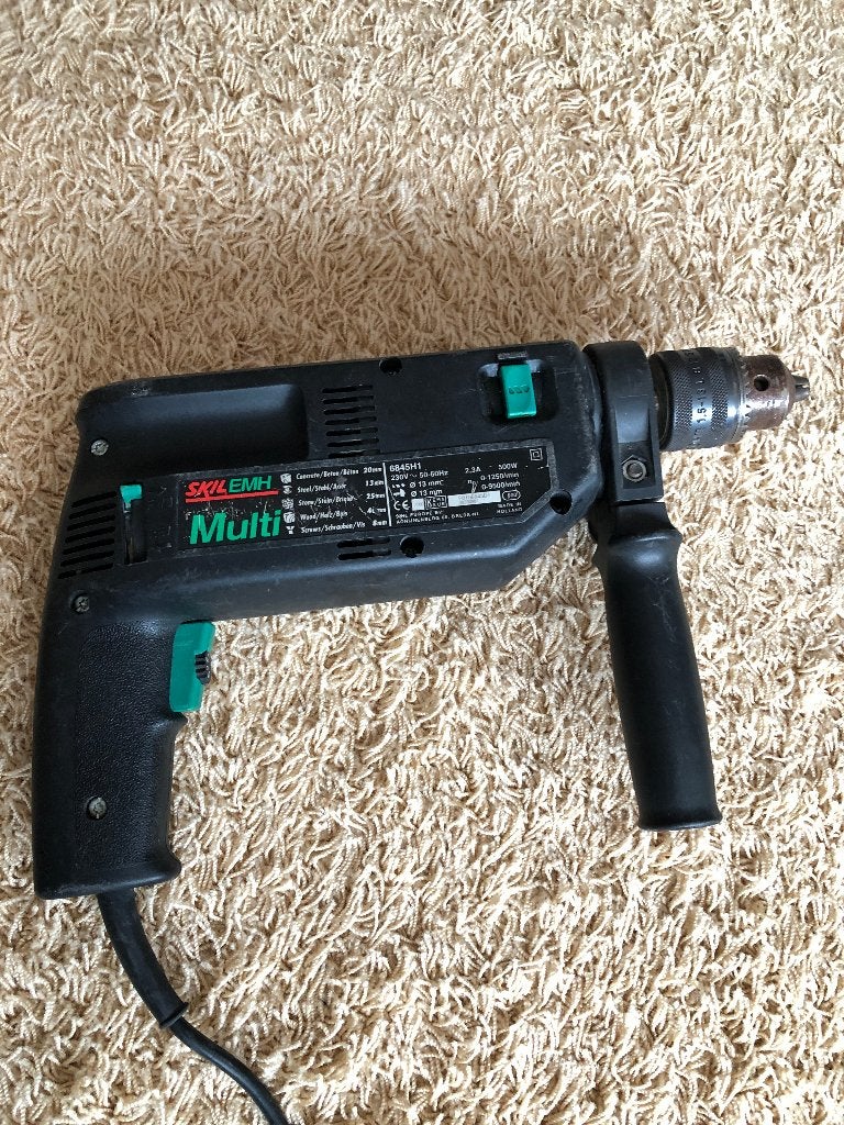 Klopboormachine, Gebruikt, Klopboormechanisme, 400 tot 600 watt, Ophalen