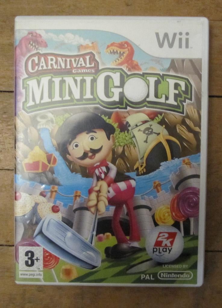 Nintendo Wii carnival games Mini Golf, 1 speler, Ophalen of Verzenden, Zo goed als nieuw, Vanaf 3 jaar