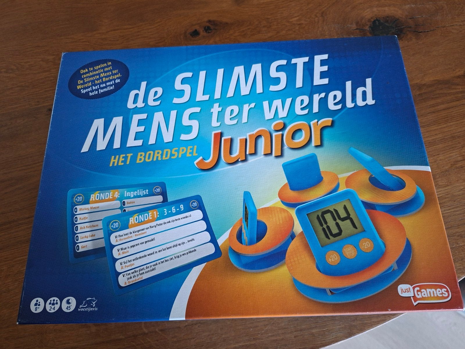 De slimste mens junior, Vijf spelers of meer, Ophalen, Zo goed als nieuw, Just Games