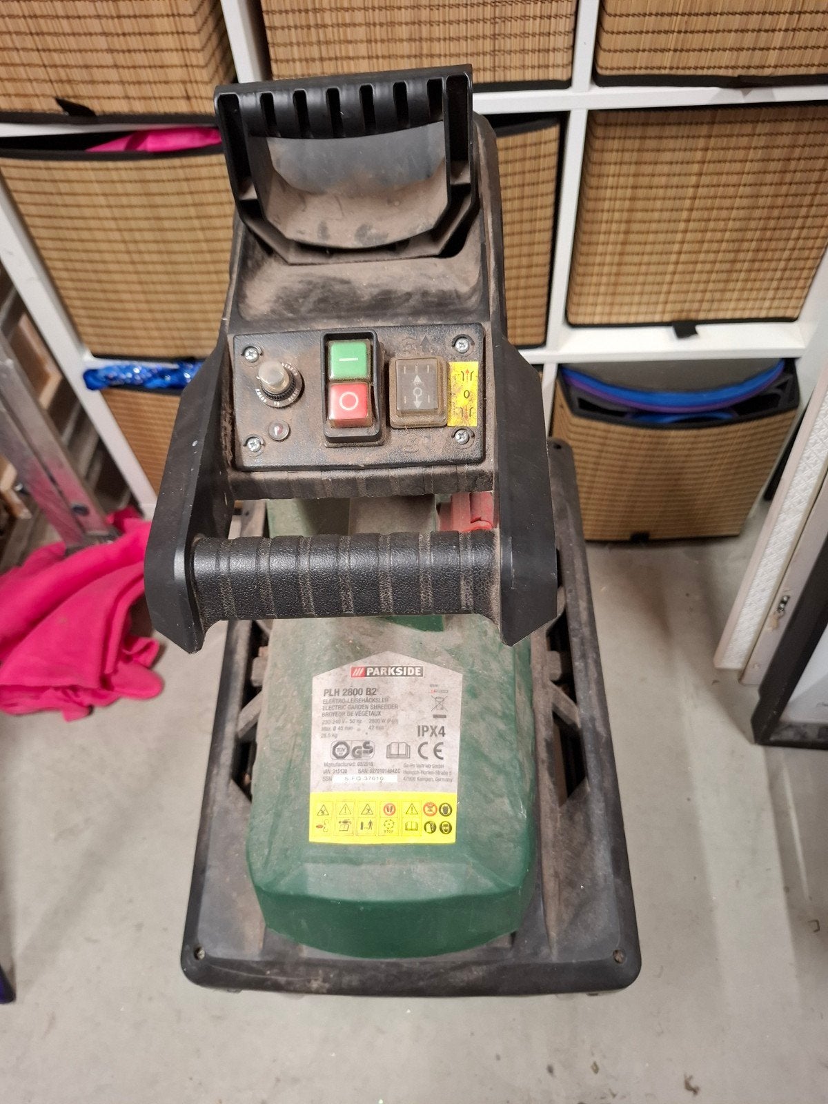 Parkside FLH 2800 B2 Elektrische Hakselaar, Ophalen, Gebruikt, Elektrisch, Parkside