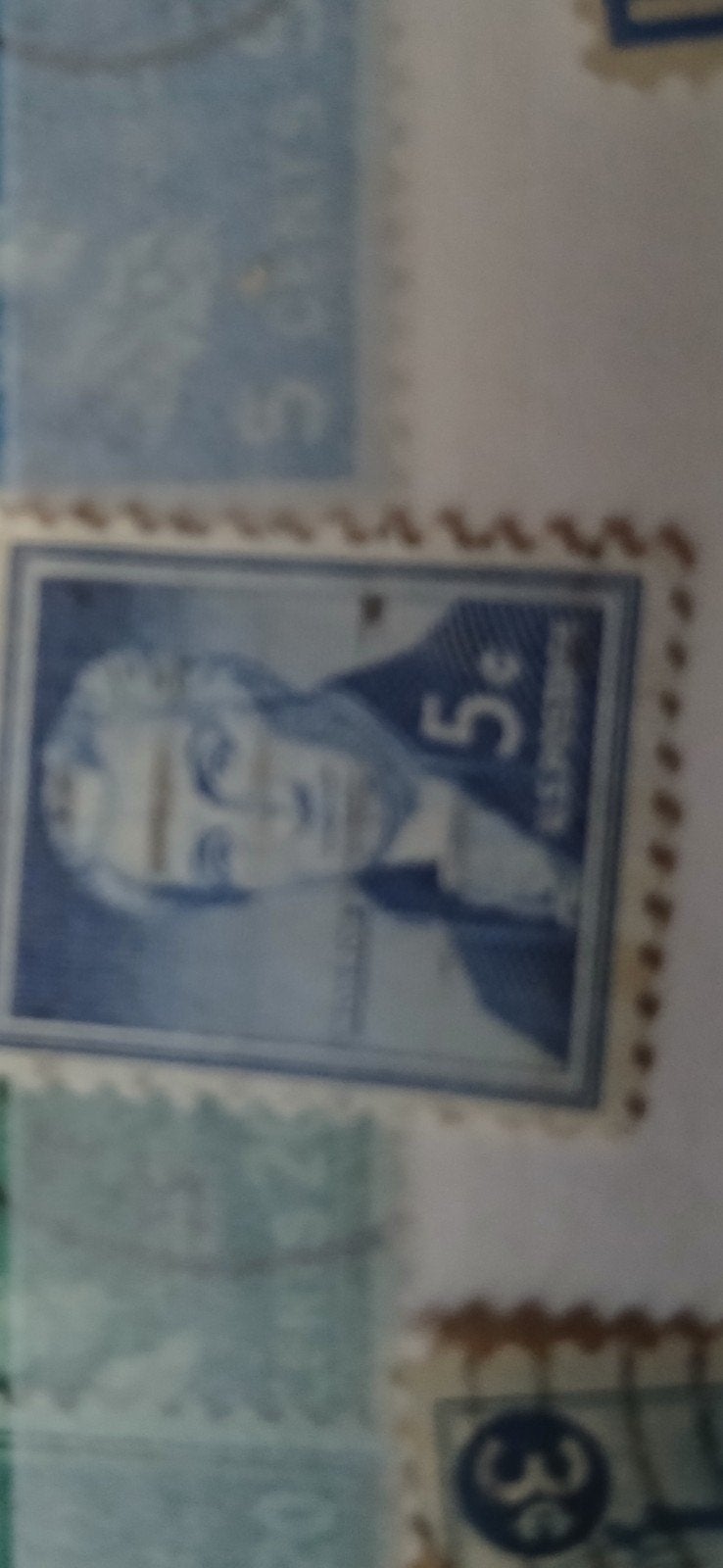 Amerikaanse postzegel 5 cent Andrew Jackson, Ophalen of Verzenden, T/m 1940, Gestempeld