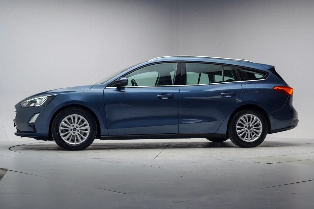 Ford Focus WAGON 1.0 EcoBoost 125pk Titanium Business [ LED, Auto's, Focus, 125 pk, Gebruikt, 23 km/l