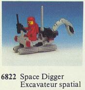 Lego Space Classic Space 6822 Space Digger, Kinderen en Baby's, Speelgoed | Duplo en Lego, Gebruikt, Lego, Ophalen of Verzenden