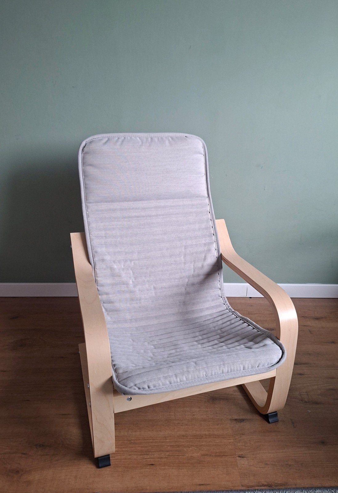 IKEA POÄNG Kinderfauteuil - beige, Ophalen, Minder dan 50 cm, Modern, Scandinavisch, Minder dan 75 cm