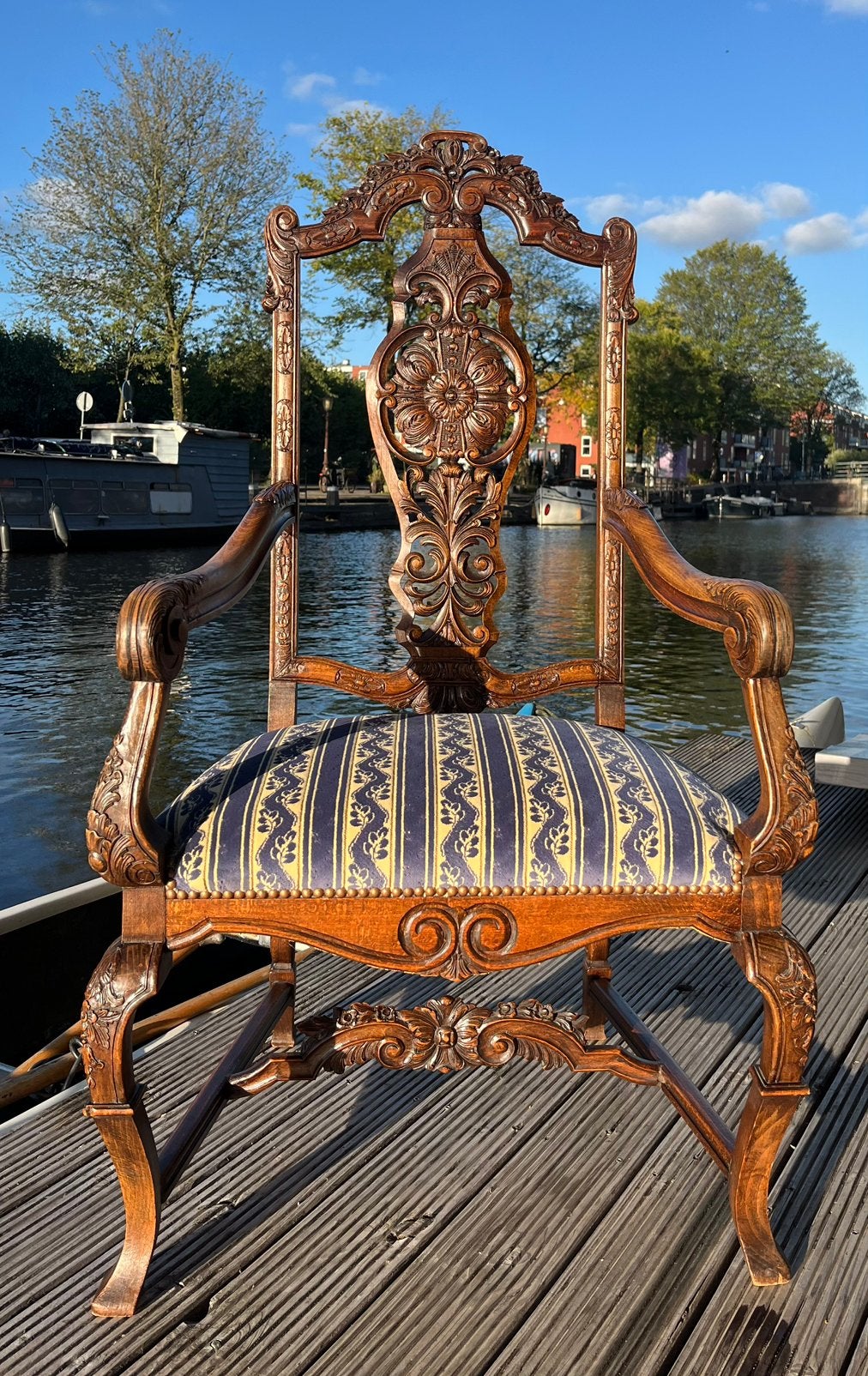 19de eeuwse stoel in zeer goede staat te koop, Antiek en Kunst, Ophalen