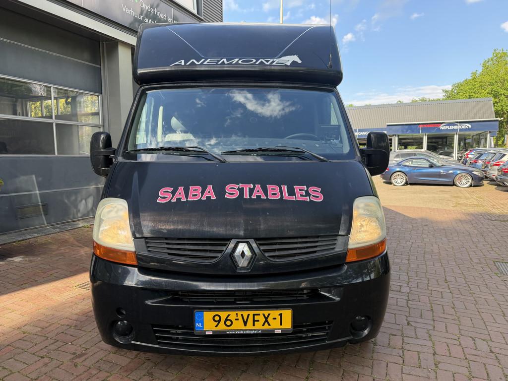 Renault Master T35 2.5 dCi L3H1 DC Paardenwagen – 2007 –, Voorwielaandrijving, Stof, Gebruikt, Renault