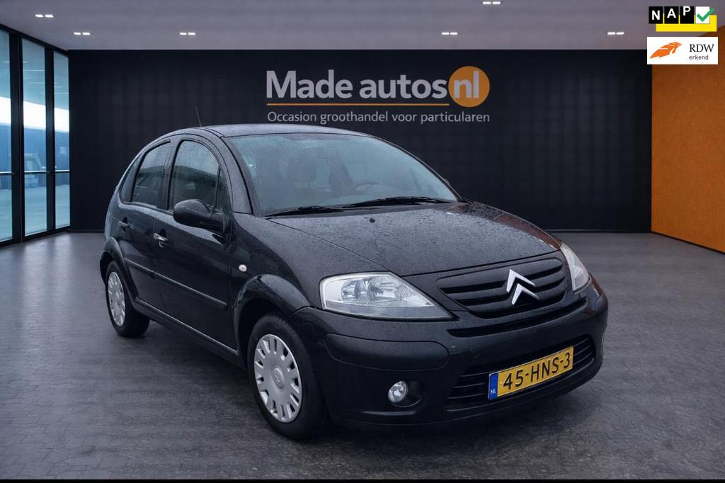 Citroen C3 1.4i Ligne Prestige / 2009 89.000km nap, Voorwielaandrijving, 1160 kg, 989 kg, Zwart