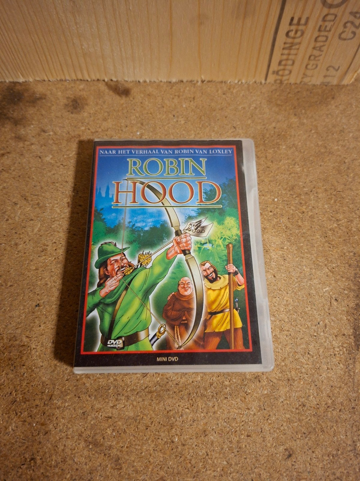 Robin Hood Mini DVD - Avontuurlijke Animatie Film, Avontuur, Gebruikt, Alle leeftijden, Ophalen of Verzenden