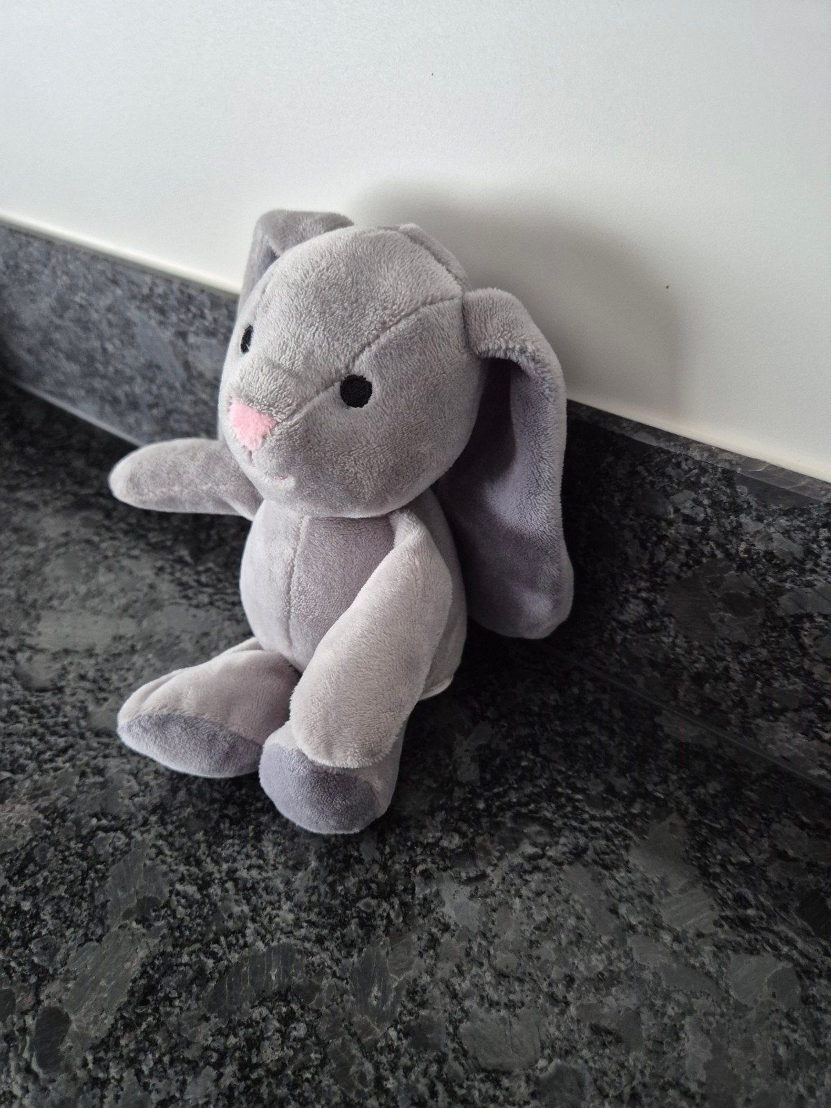 Tianchang Kangsen Gifts - Knuffel Konijn grijs, Ophalen of Verzenden, Zo goed als nieuw, Konijn
