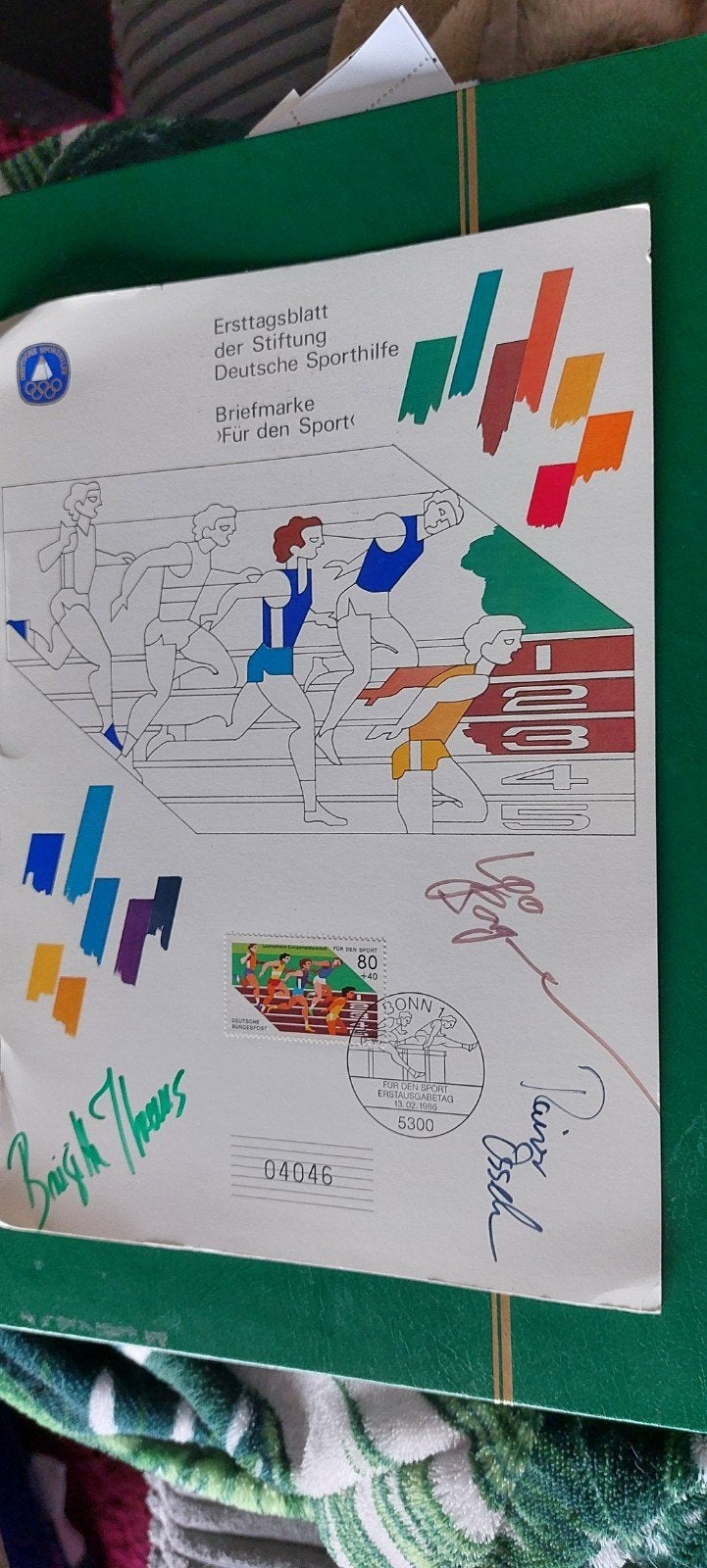 Olympische spelen 1986 Bonn, Verzamelen, Ophalen of Verzenden, 1980 tot heden, Gelopen, Sport en Spel