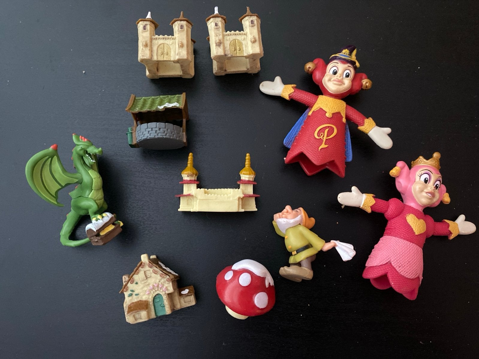 Efteling mini figuren set - Sprookjesbos, Verzamelen, Ophalen of Verzenden, Gebruikt, Beeldje of Poppetje