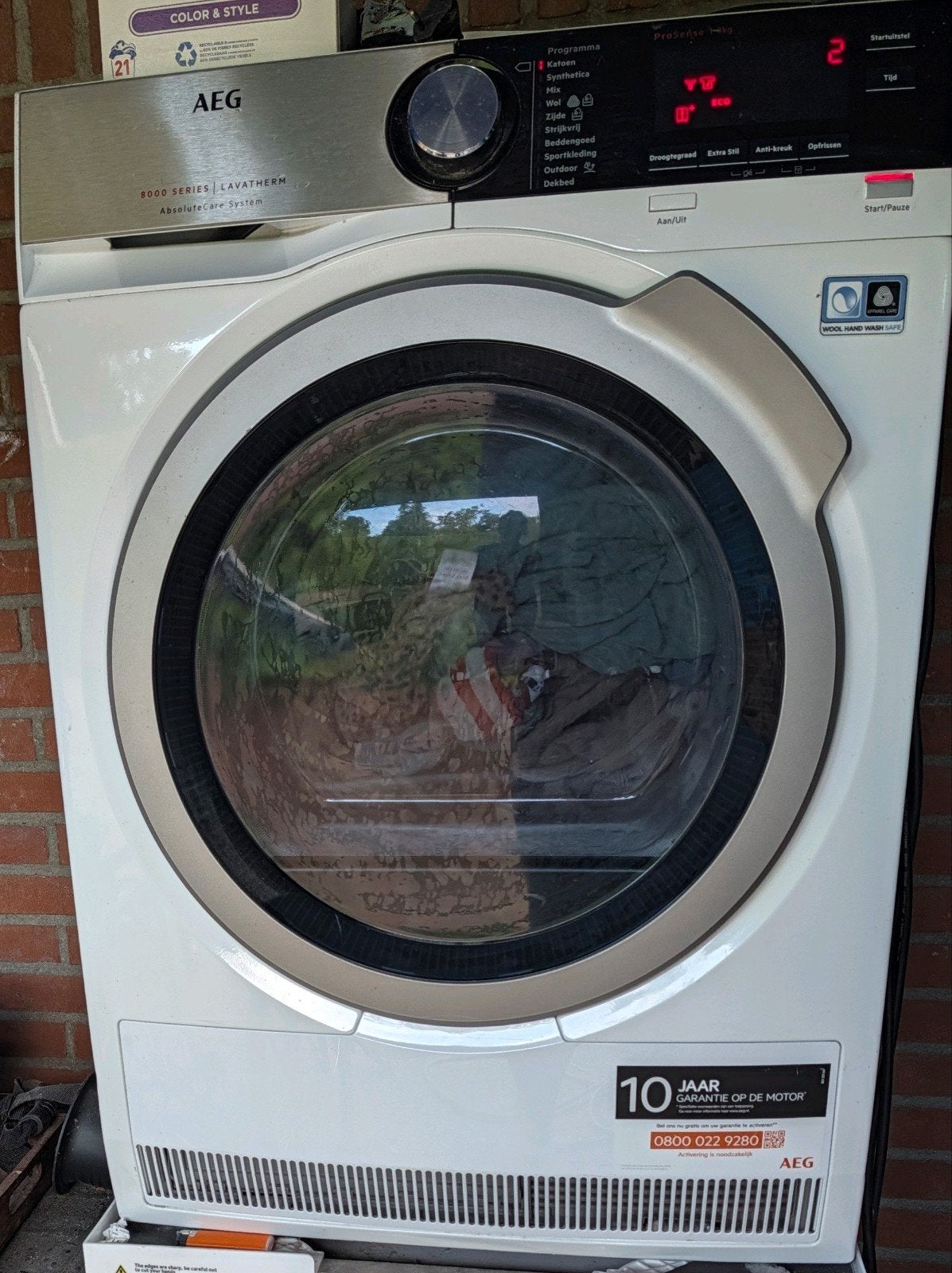 AEG warmtepompdroger 8000 series Lavatherm, Ophalen, 85 tot 90 cm