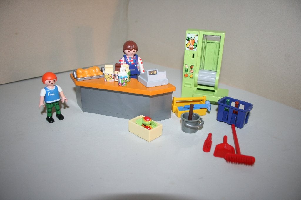 Playmobil 4327 schoolwinkel / concierge - complete set, Ophalen of Verzenden, Zo goed als nieuw, Complete set