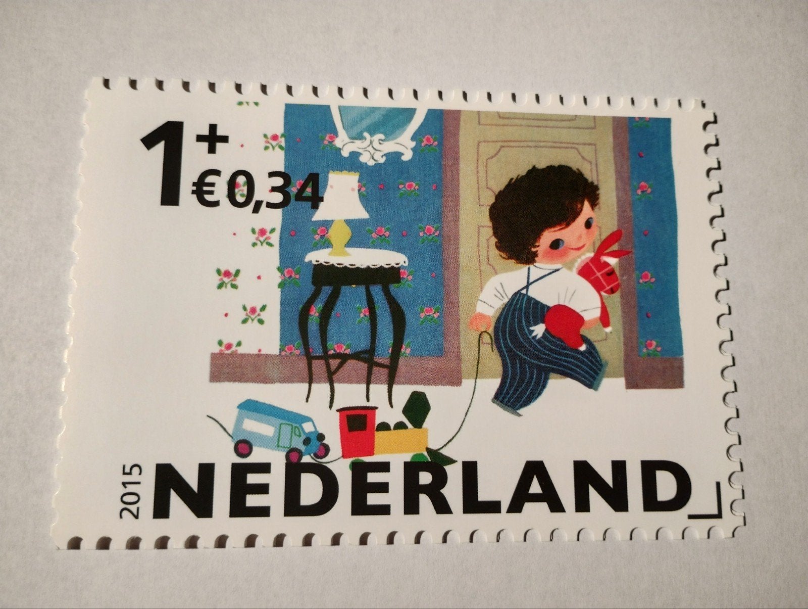 Kinderpostzegel Bedankkaart uit 2015., Ophalen of Verzenden