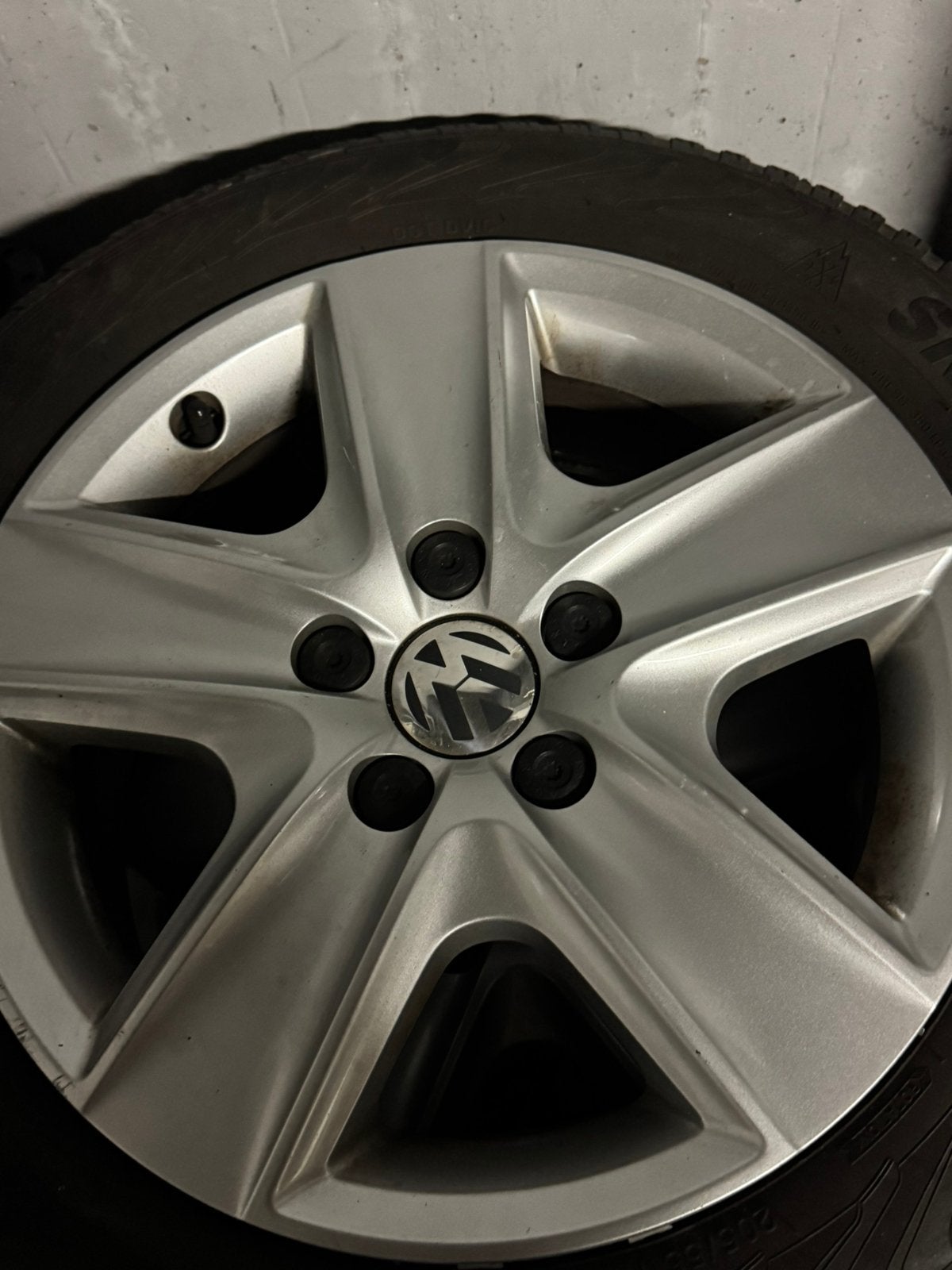 Vw golf 6 velgen met banden, Auto diversen, Ophalen, Zo goed als nieuw