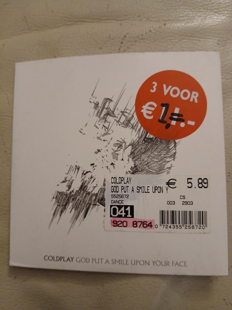 CD-single Coldplay - God Put A Smile Upon Your Fave, Cd's en Dvd's, Cd Singles, Ophalen of Verzenden, Zo goed als nieuw
