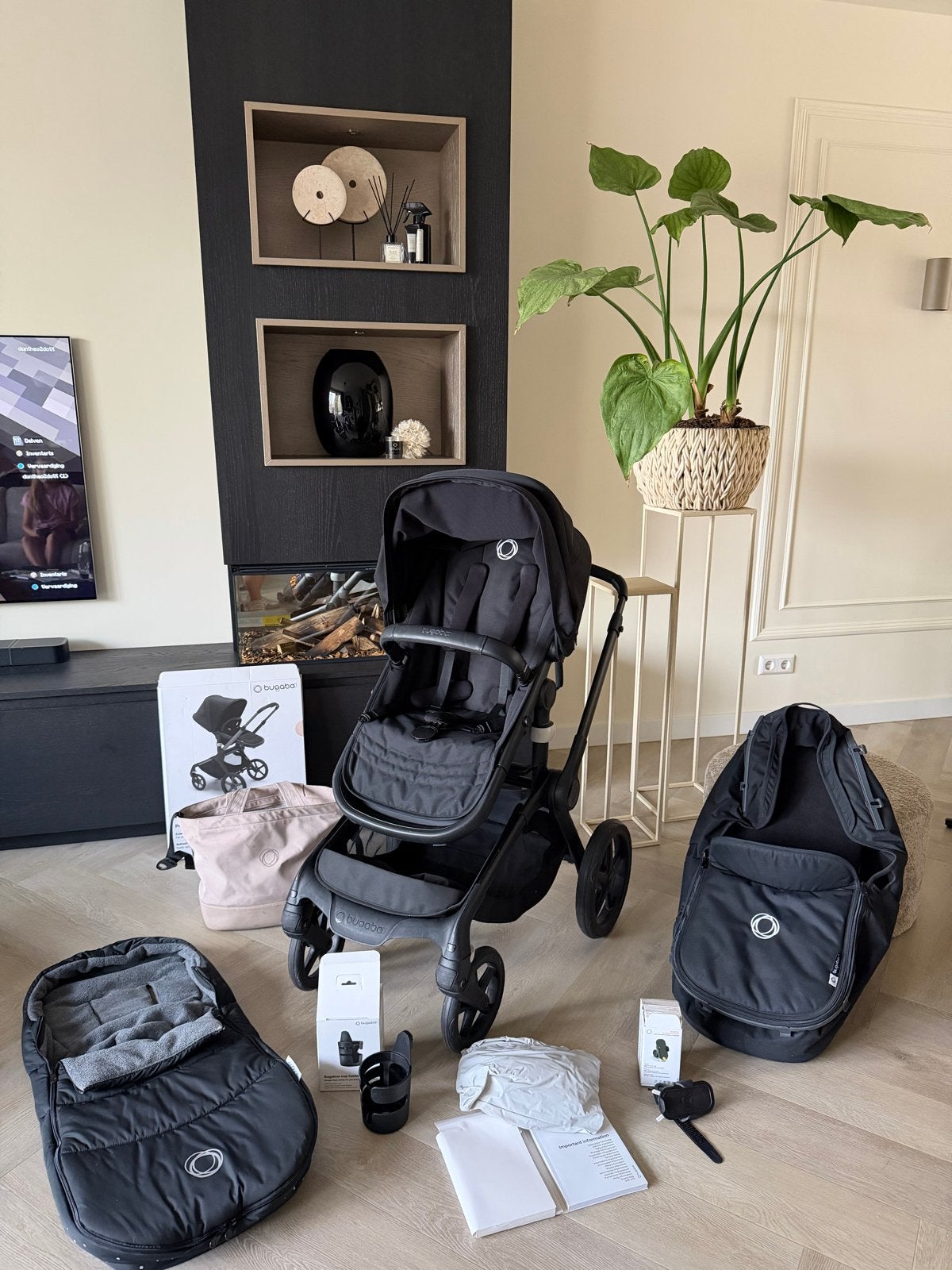 Bugaboo Fox 5 kinderwagen met accessoires, Ophalen, Gebruikt, Bugaboo, Combiwagen