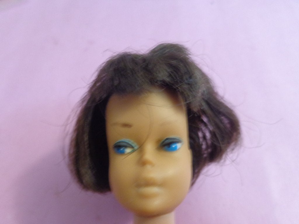 Barbie vintage American Girl Zwart haar, Verzamelen, Ophalen of Verzenden, Gebruikt, Pop