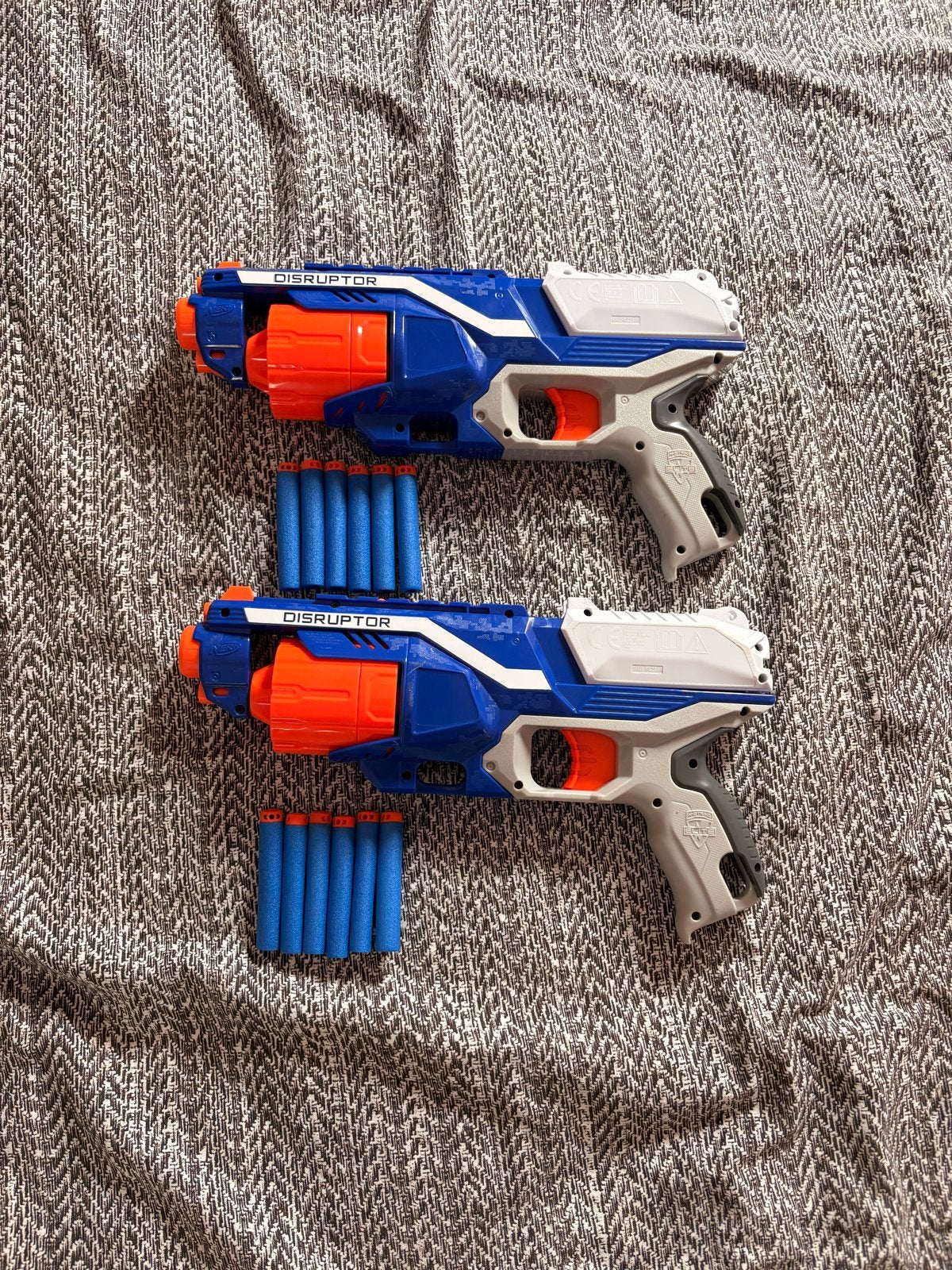 Nerf Disruptor Blasters (2 stuks) met darts, Ophalen of Verzenden, Gebruikt, Jongen of Meisje
