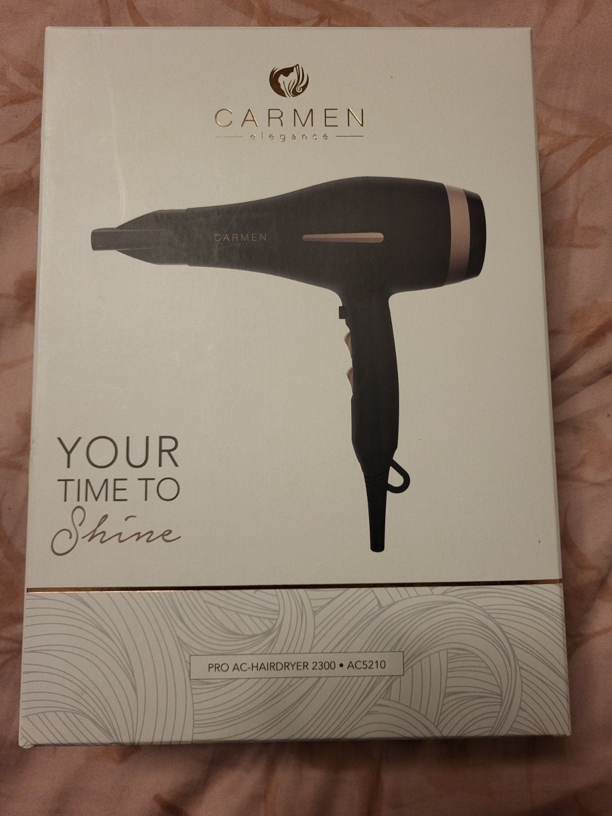 Carmen Elegance PRO AC-Hairdryer 2300 AC5210, Ophalen, Zo goed als nieuw, Haarverzorging