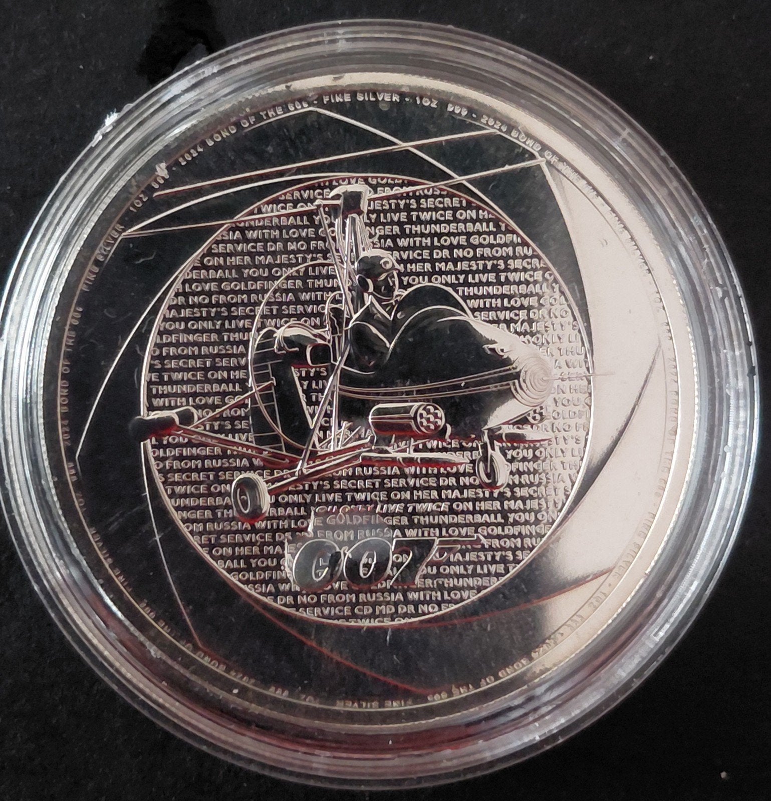 UK 2 pond 2024 1 oz 999 zilver - James Bond 007, Verzenden, Zilver