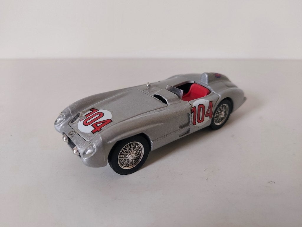Brumm S034 Mercedes-Benz 300 SLR Targa Florio 1955, Ophalen of Verzenden, Zo goed als nieuw, Auto, Overige merken
