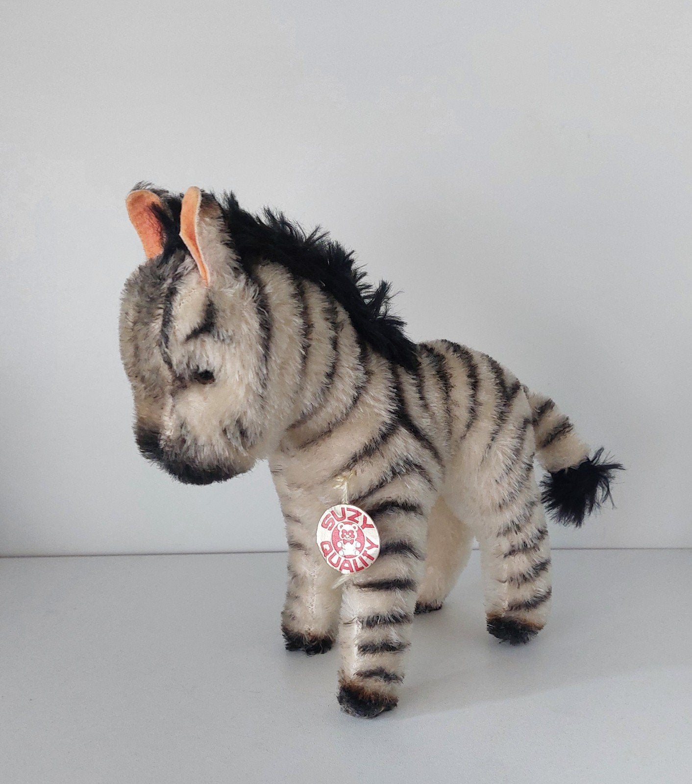 Vintage zebra knuffel, Antiek en Kunst, Ophalen of Verzenden
