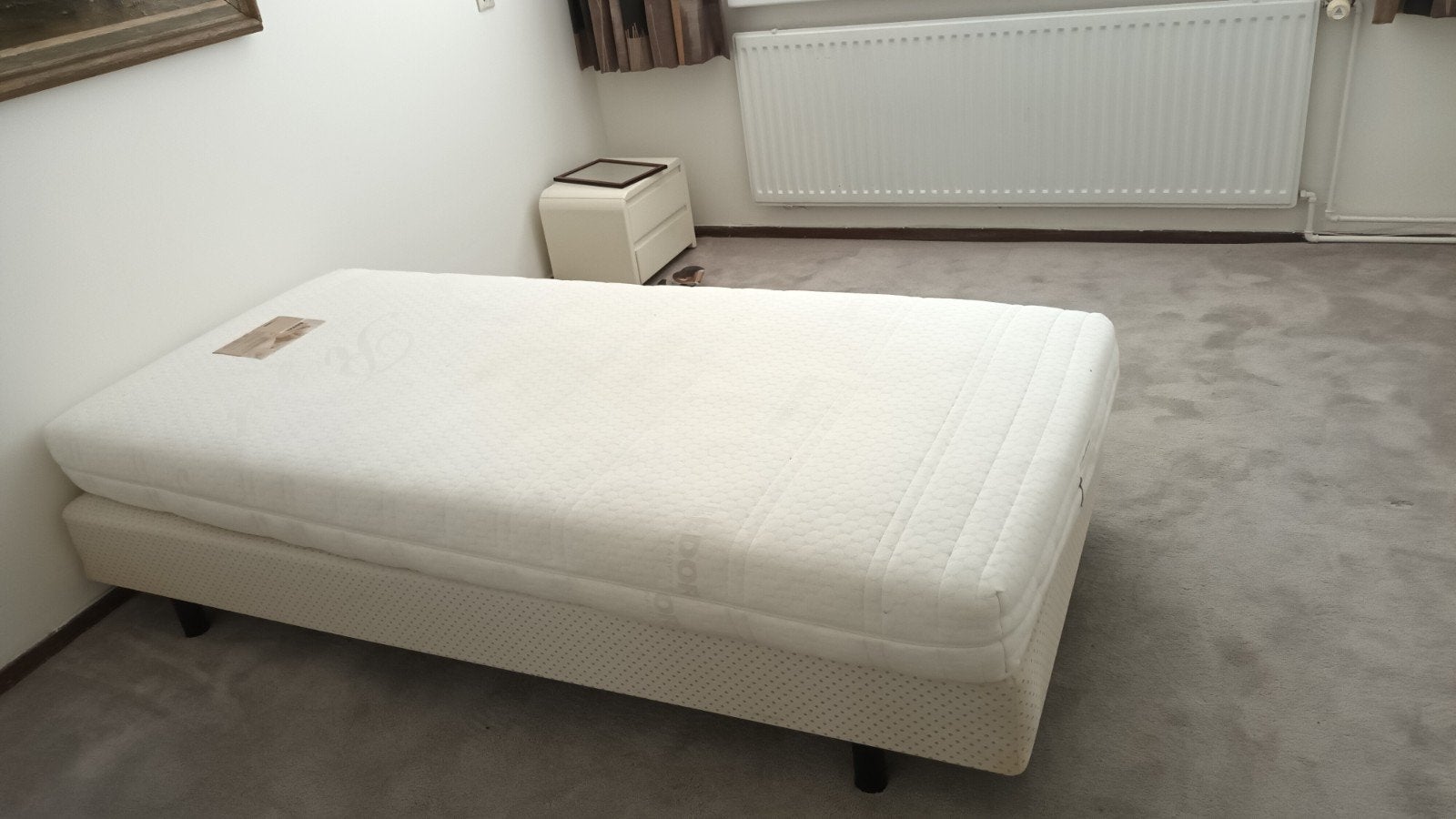 Boxspring en matras, Huis en Inrichting, Slaapkamer | Boxsprings, Ophalen, Gebruikt, Eenpersoons
