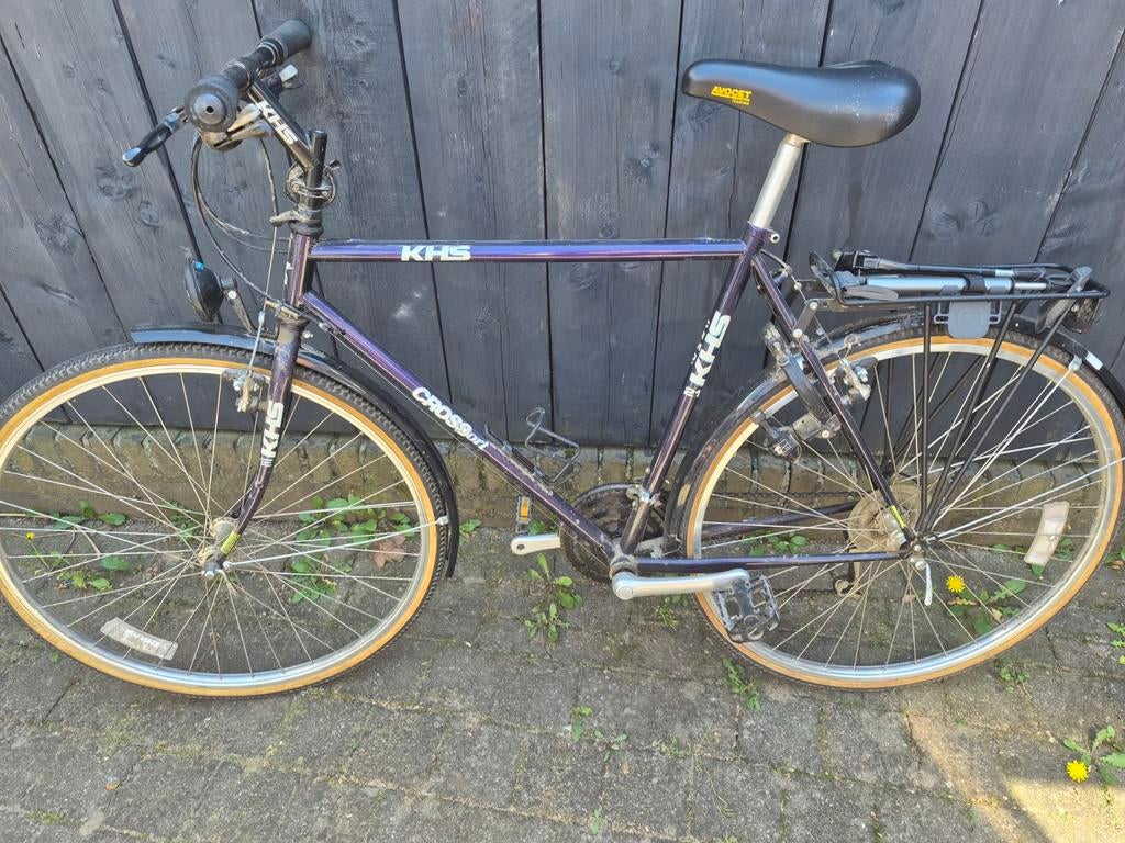 KHS Crosssport fiets met Shimano Altus C10 versnellingen, Gebruikt, Velgrem, Versnellingen, 53 tot 57 cm
