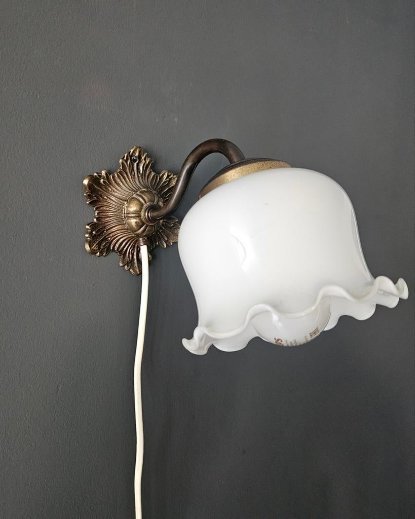 Vintage Art Deco Wandlamp, Huis en Inrichting, Lampen | Wandlampen, Ophalen of Verzenden, Zo goed als nieuw
