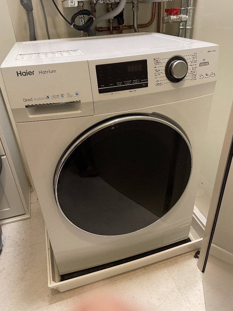 Haier HW80-B14636 wasmachine, Ophalen, 1200 tot 1600 toeren, 8 tot 10 kg, Energieklasse A of zuiniger